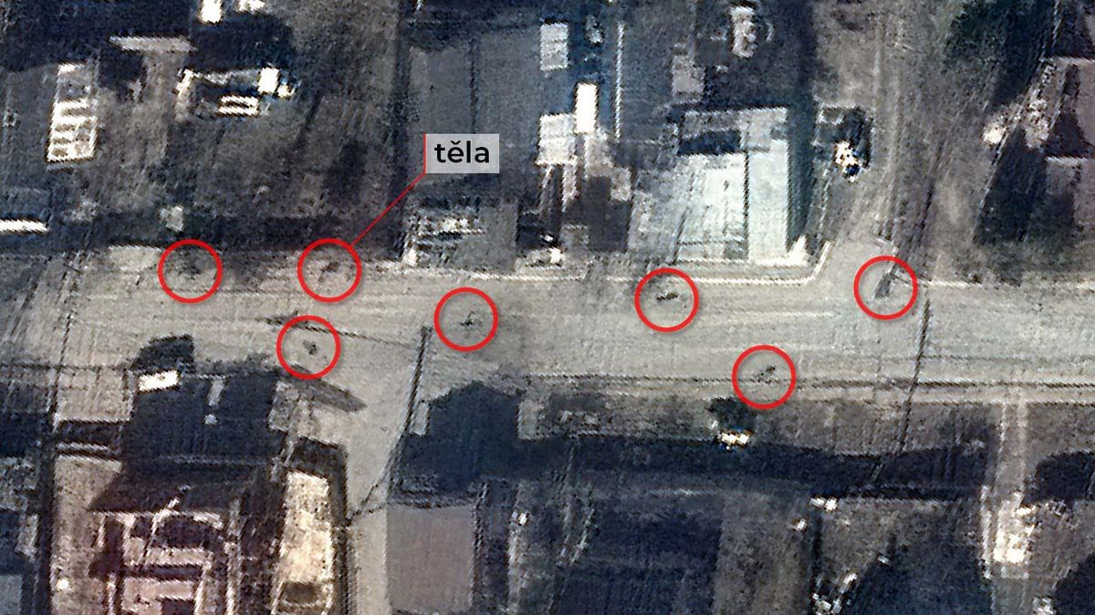 Satelitní snímky jako důkaz, že Kreml o násilí lže